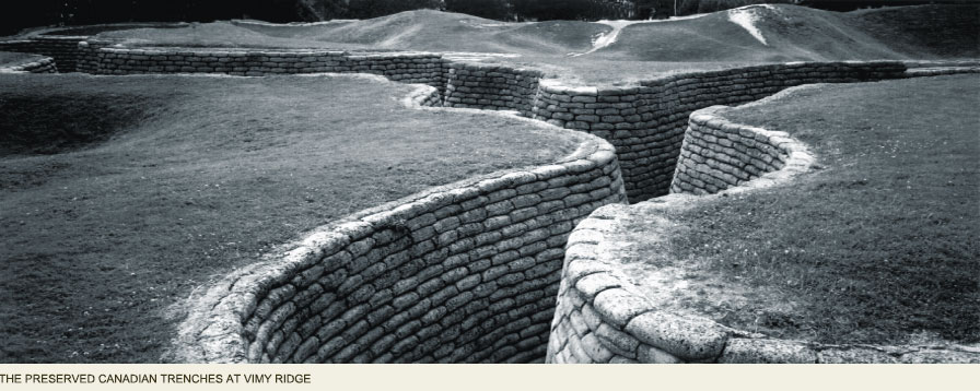 Canadian Trenches, Great War, Arras France